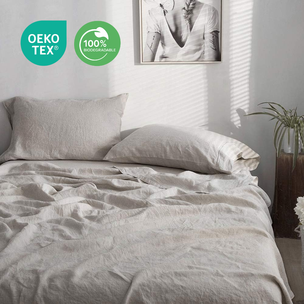 Oeko-Tex® 100% Natural Linen Bedset